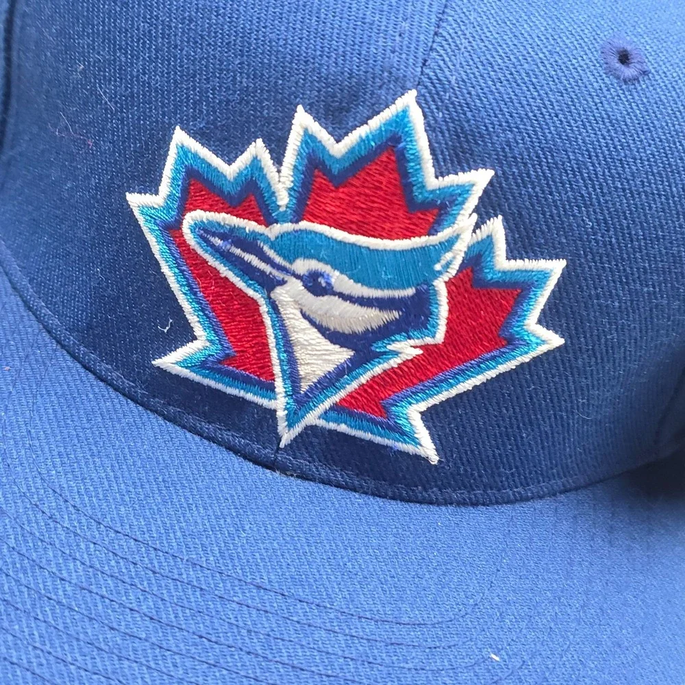Vintage Toronto Blue Jays Hat YOUTH 6 3/4 Blue Sports Specialties NWT Fitted